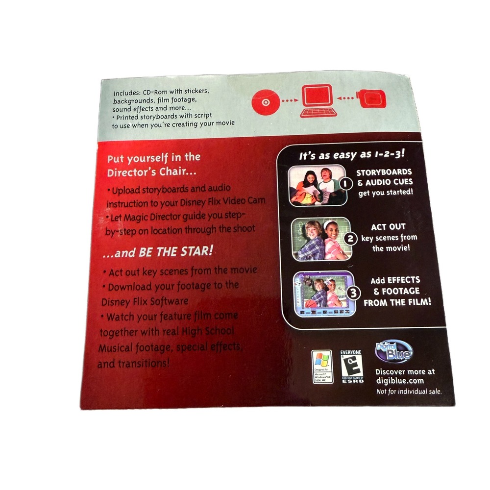 Disney High School Musical Magic Director Pack CD-ROM for Flix Video Cam PC - Picture 2 of 2